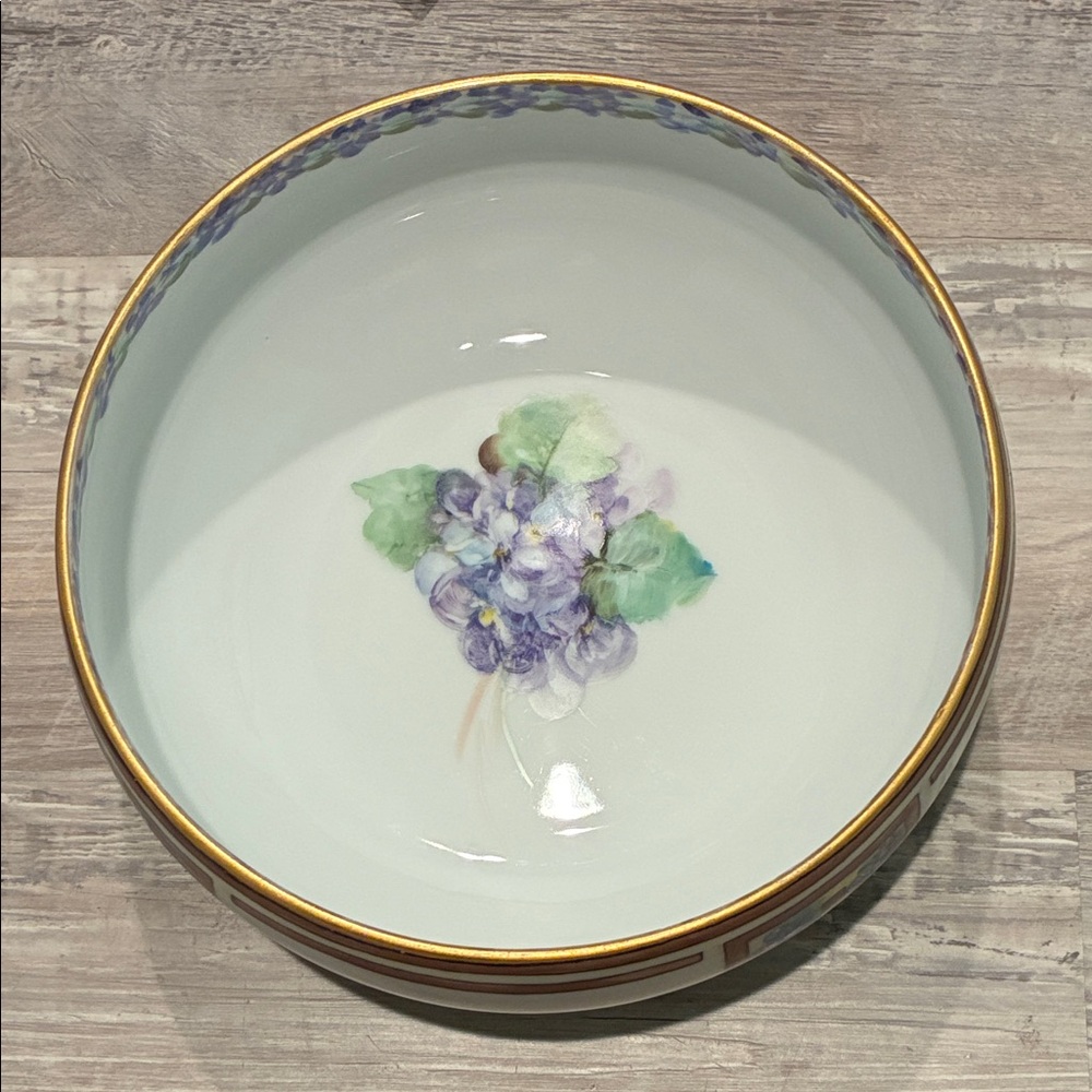 Elegant Floral Porcelain Bowl
